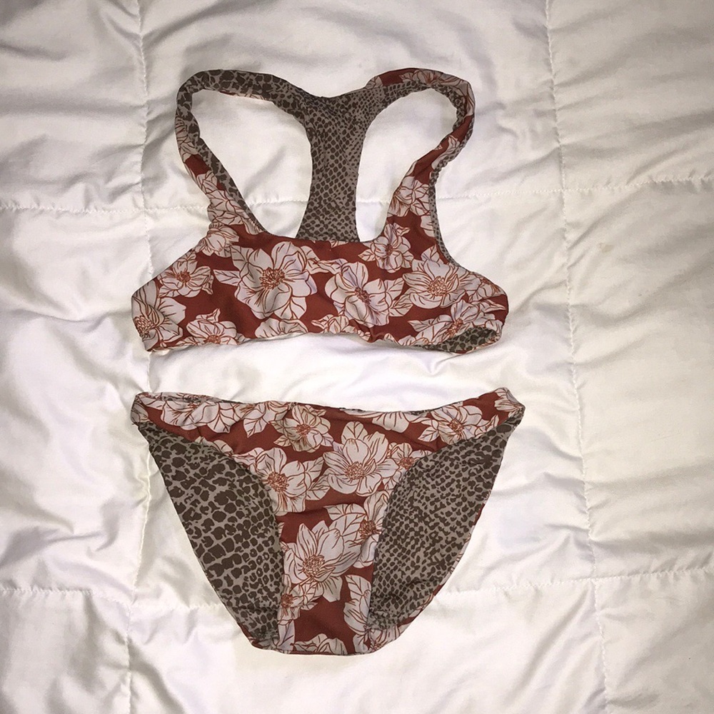 Acacia Honey Rust Magnolia Swimsuit